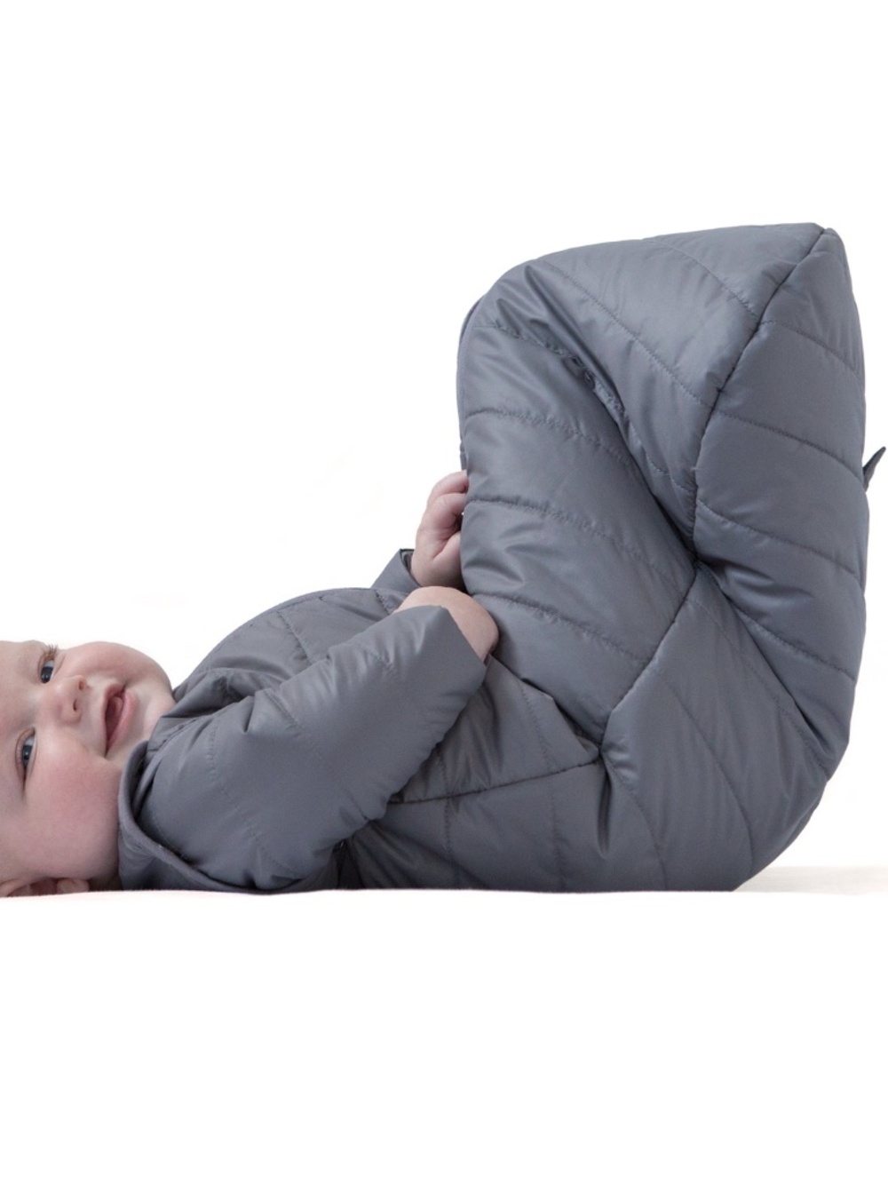 Baby Deedee Sleep Nest Travel 3.5 TOG Sleep Sack Gray Size L - Picture 3 of 4